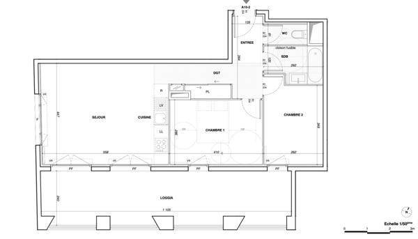 A vendre Appartement T3 de 60 m² à MARSEILLE 2EME ARRONDISSEMENT