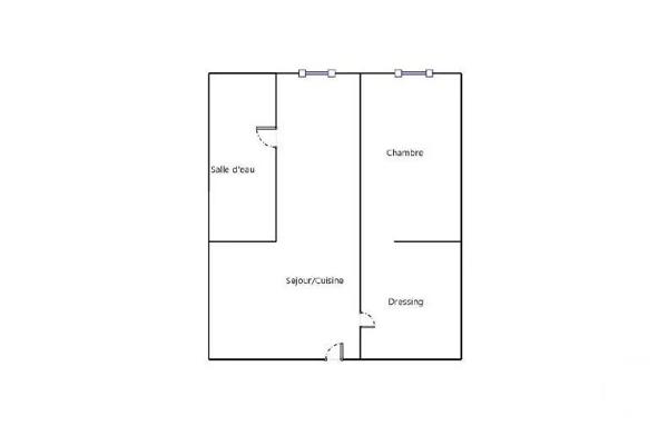 Appartement T2 à vendre  2 pièces - 24 m 2   VIENNE  - 38