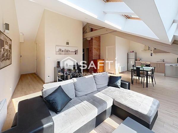 Loft 3P sous les toits à Bourg en Bresse centre