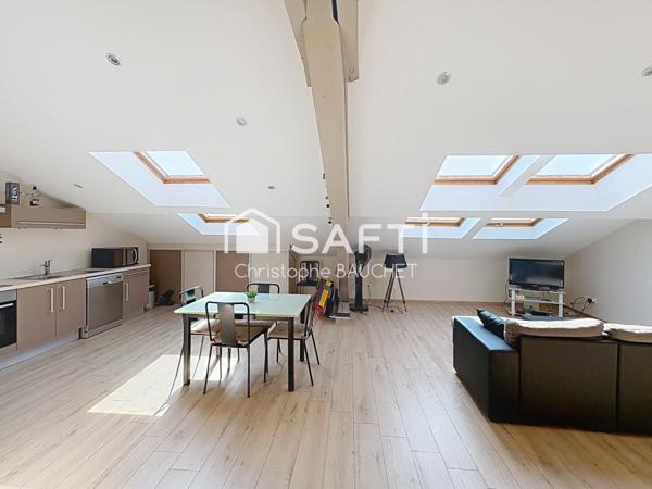 Loft 3P sous les toits à Bourg en Bresse centre