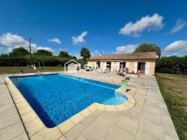 LABASTIDE CLERMONT – Jolie maison T4 sur une parcelle de 2500 m² avec piscine