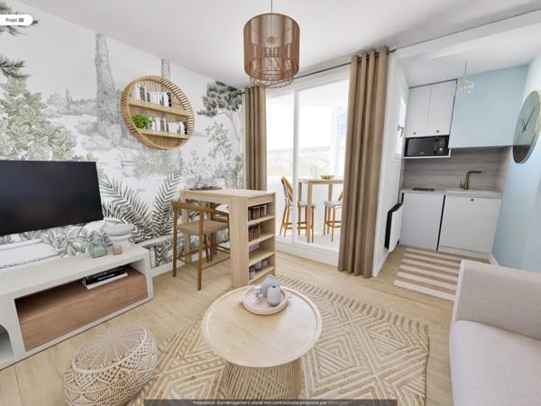 Appartement à vendre |  Valras-Plage |  1 pièce | 20 m²