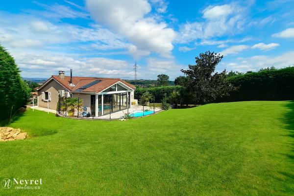 – 125 m² - 3 chambres 1 bureau- sous-sol – Terrain 1157 m²- piscine
