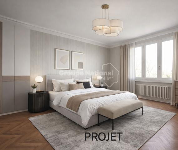 Villa sur 3 407 m² de terrain, sous-sol complet, fort potentiel , Genas
