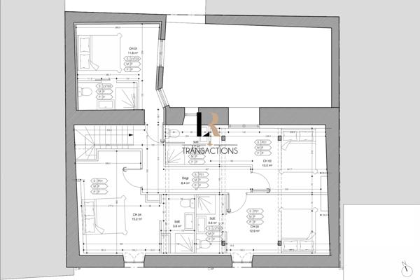 La Rochelle (17000) Préfecture - Immeuble avec deux spacieux appartements