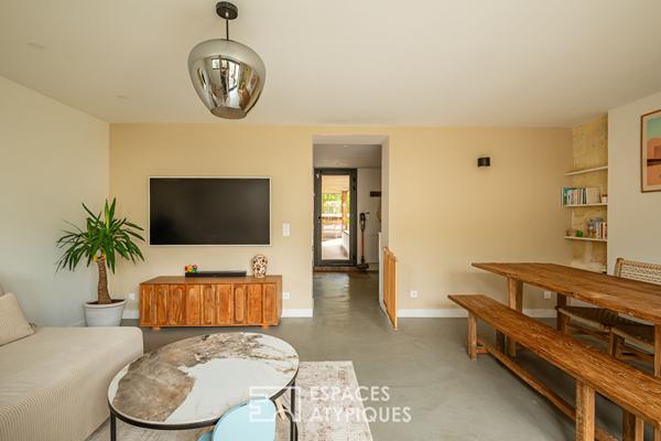 Maison avec double extérieurs et piscine à Bacalan