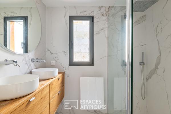 Maison avec double extérieurs et piscine à Bacalan