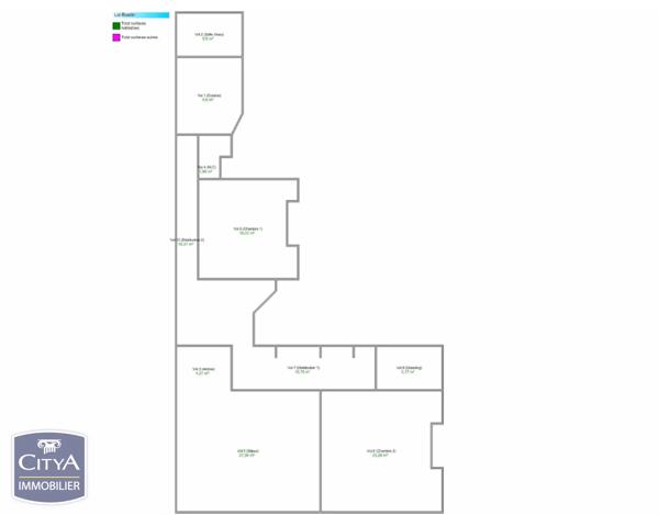 Appartement à vendre 3 pièces 119.65m² Lyon 2e Arrondissement (69002)
