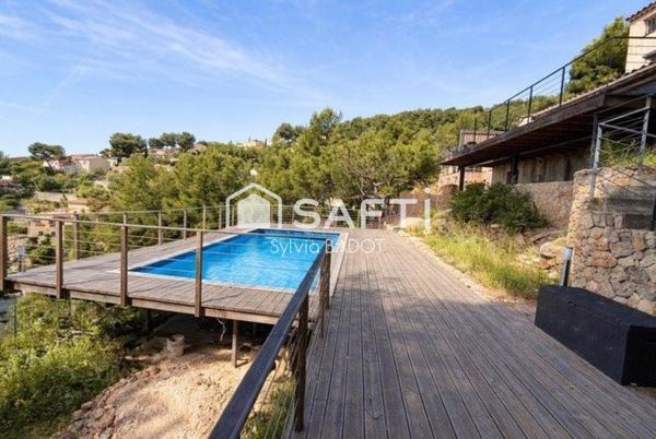 TOULON OUEST MAISON T4 SUR  500m2 + GARAGE