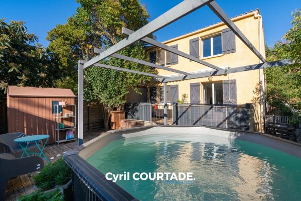 Montpellier, Dpt Hérault (34), Maison de 90m² - Terrain de 266m²