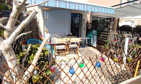 RDJ - T2 en très bon état avec terrasse privative
