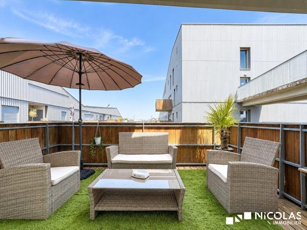 T3 récent de 62 m² – terrasse, parking, piscine et ascenseur
