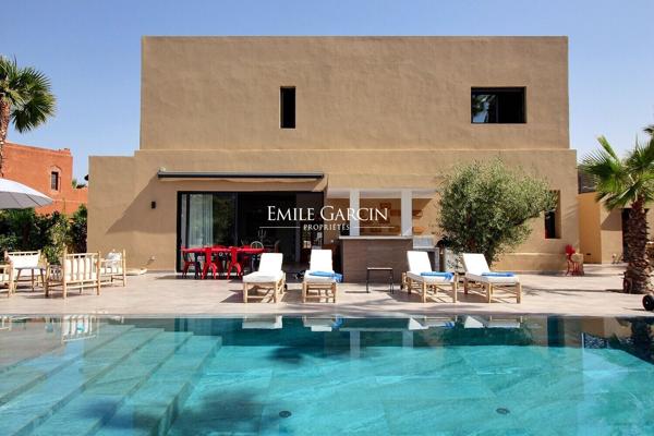 À vendre Maison contemporaine dans un domaine privé à Marrakech
