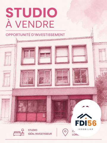 A VENDRE STUDIO LORIENT CENTRE VILLE 18 m² AVEC STATIONNEMENT , Lorient