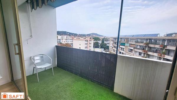 Appartement T3 avec ascenseur, balcon, loggia et cave