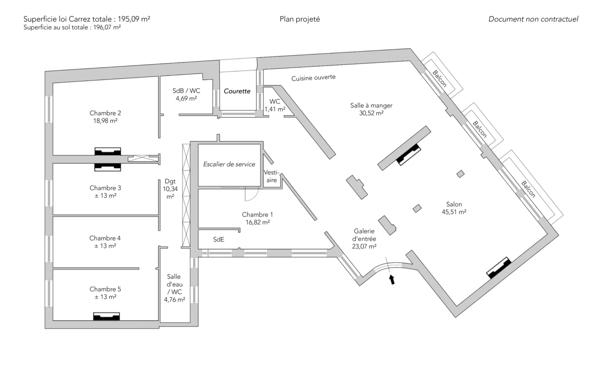 Appartement Paris 16e - MOZART / JASMIN