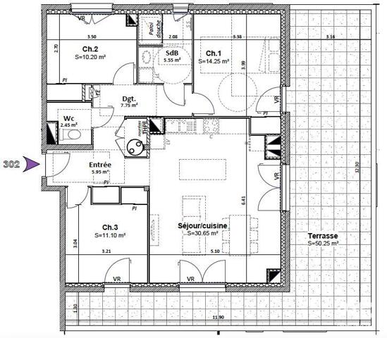 Appartement à vendre 4 pièces 85 m² Goncelin