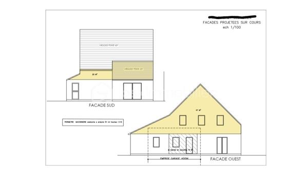 Terrain de 378 m²