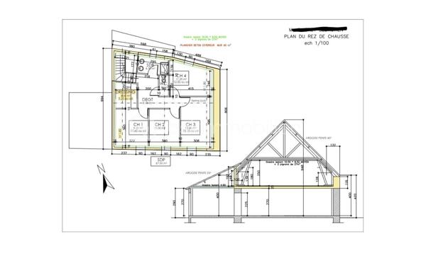 Terrain de 378 m²