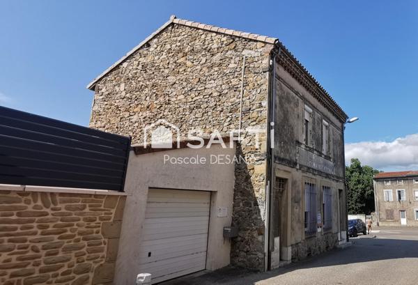 Maison de village 120 m² avec jardin, garage/cave