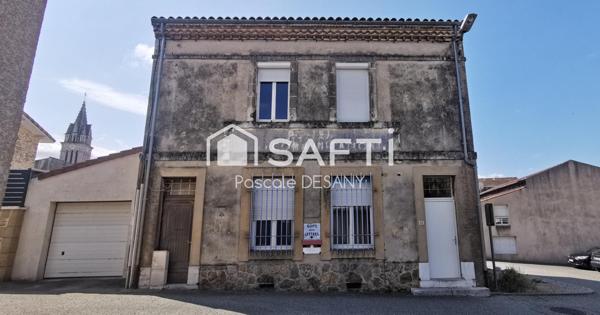 Maison de village 120 m² avec jardin, garage/cave