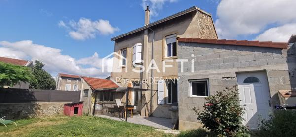 Maison de village 120 m² avec jardin, garage/cave