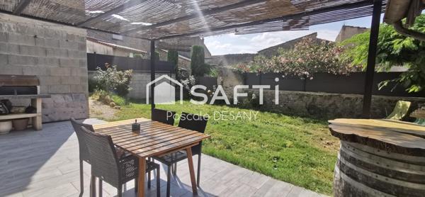 Maison de village 120 m² avec jardin, garage/cave