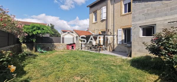 Maison de village 120 m² avec jardin, garage/cave