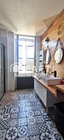 Maison de village 120 m² avec jardin, garage/cave