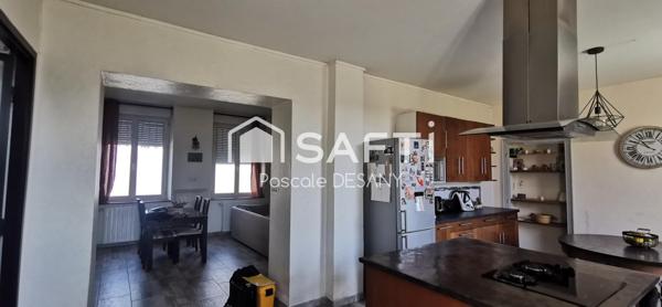 Maison de village 120 m² avec jardin, garage/cave