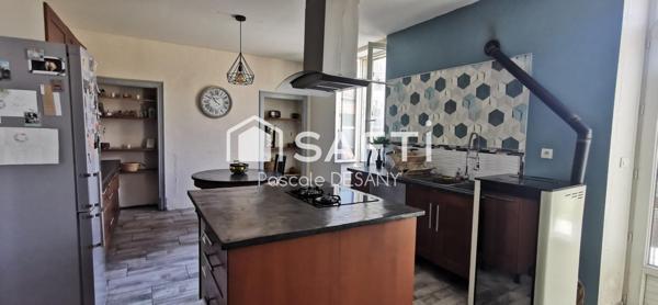 Maison de village 120 m² avec jardin, garage/cave