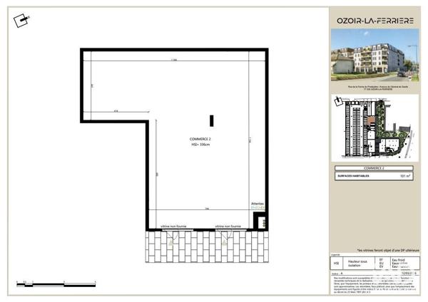 Murs commerciaux  à vendre 103 m² Ozoir-la-Ferrière