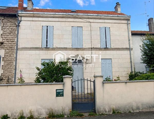 Maison 3 chambres, 1 cave, 1 garage et 1 jardinet