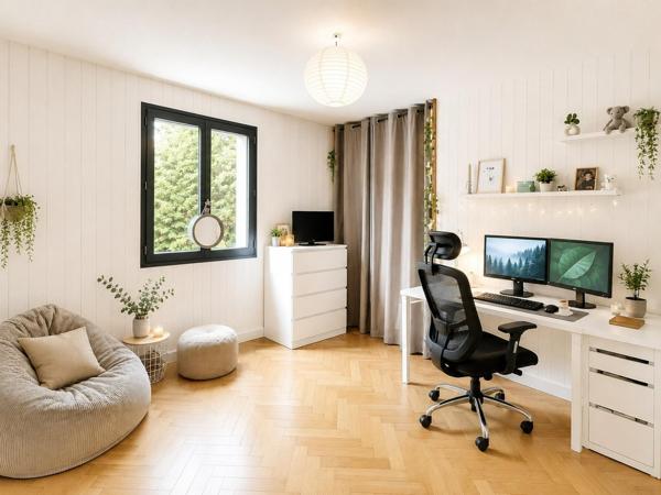 Un cocon nature aux espaces inattendus