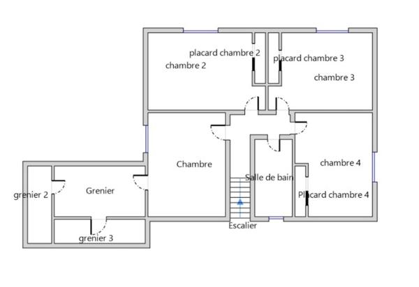 Maison familiale 109 m² avec garage – 4 chambres – Jardin – Garage – Calme