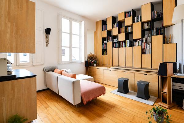 ARCHITECTURE SINGULIÈRE - 2014 - Duplex optimisé par architecte - Bordeaux