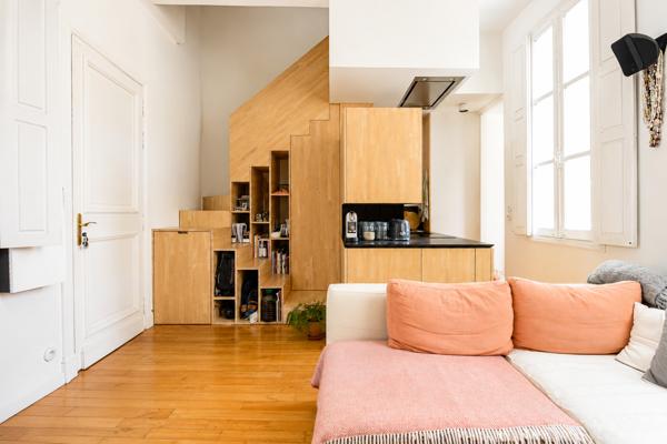 ARCHITECTURE SINGULIÈRE - 2014 - Duplex optimisé par architecte - Bordeaux