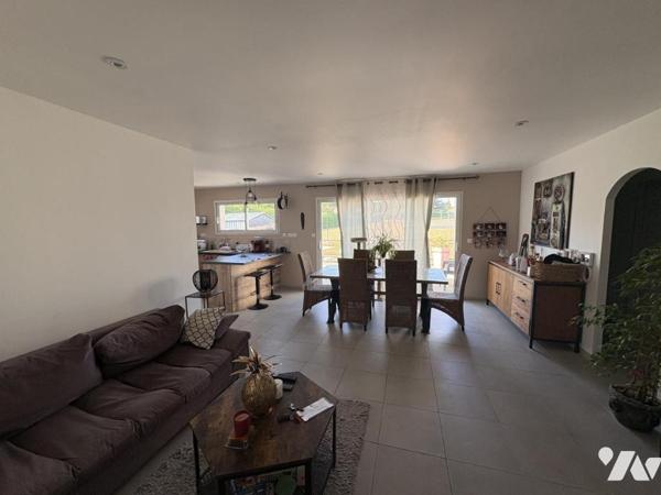 CELLES SUR BELLE, pavillon de plain-pied de 83 m²