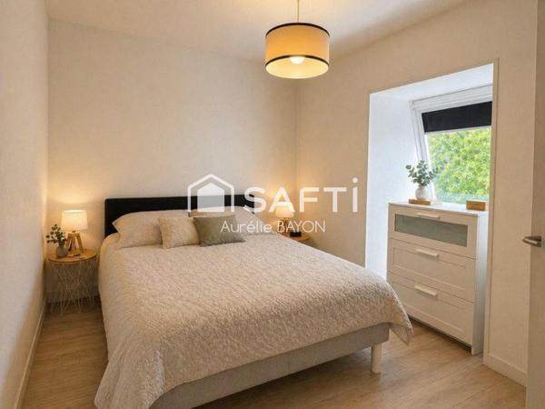 Trouville-sur-Mer – T2 avec balcon, cave et ascenseur.