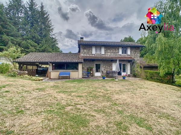 Saint-Bonnet-des-Quarts (42310) A VENDRE - A 25 KM DE ROANNE - MAISON EN PIERRES SUR TERRAIN AVEC PISCINE ET JARDIN