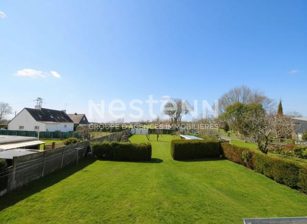 Maison à vendre à Treffléan - 4 chambres - Grand terrain - Garage - Vie de plain pied