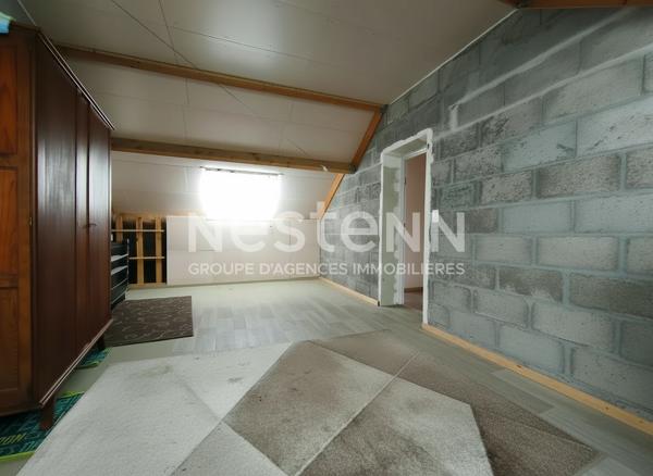 Maison à vendre à Treffléan - 4 chambres - Grand terrain - Garage - Vie de plain pied