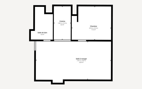 Appartement à vendre    2 pièces •  Belfort