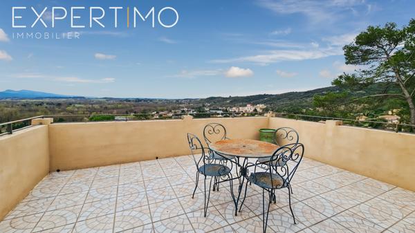 Saint-Ambroix (30500) Maison 140 m² avec piscine, 4 chambres, 2 bureaux.