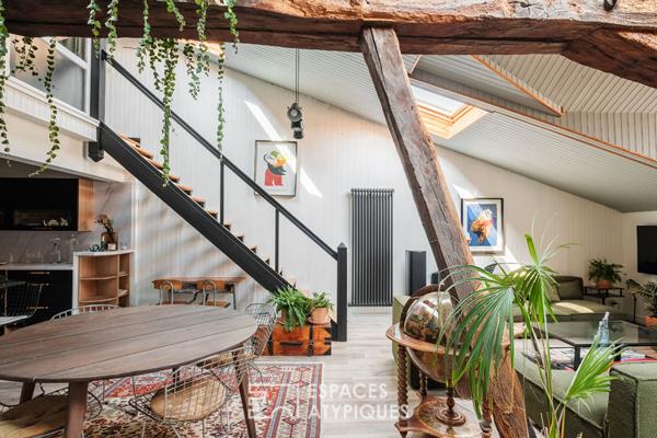 Duplex esprit loft dans le coeur historique