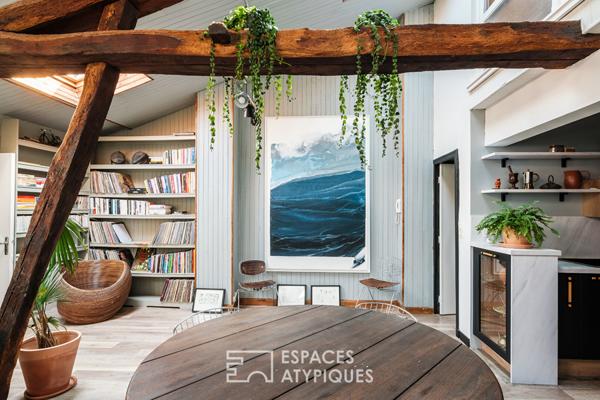 Duplex esprit loft dans le coeur historique