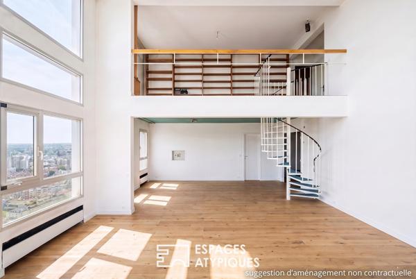 Duplex aux derniers étages – Place d’Italie / Butte-aux-Cailles
