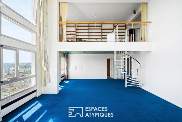 Duplex aux derniers étages – Place d’Italie / Butte-aux-Cailles
