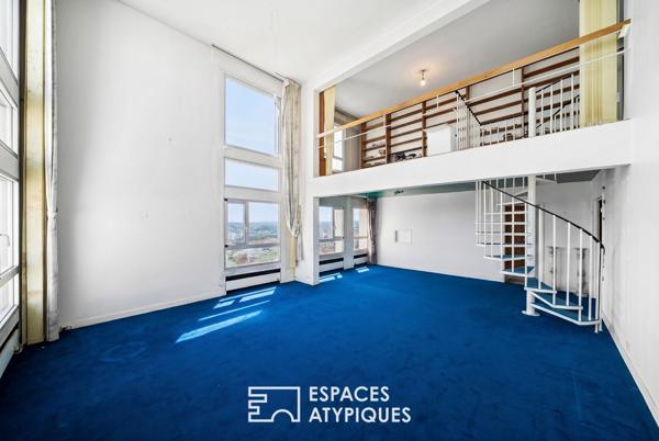 Duplex aux derniers étages – Place d’Italie / Butte-aux-Cailles