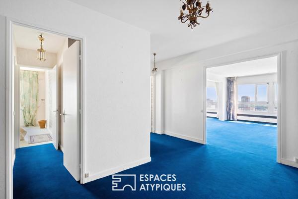 Duplex aux derniers étages – Place d’Italie / Butte-aux-Cailles